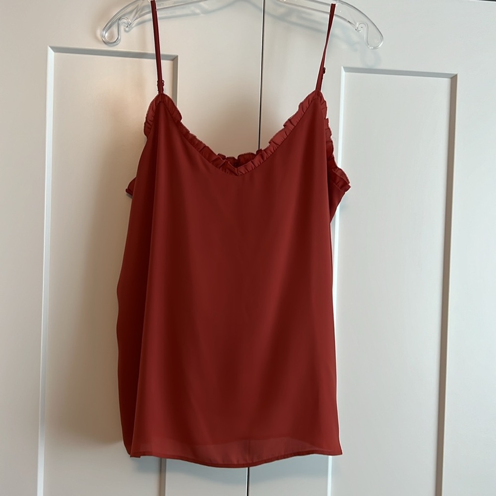 LOFT Ruffle Trim Cami - Picture 8 of 12